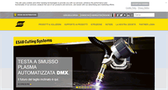 Desktop Screenshot of esab.it