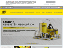 Tablet Screenshot of esab.hu