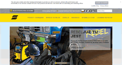Desktop Screenshot of esab.pl