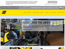 Tablet Screenshot of esab.pl