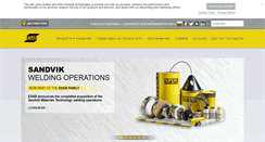 Desktop Screenshot of esab.bg