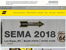 Tablet Screenshot of esab.ca